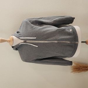 Men's Gray Zip-Up Hoodie